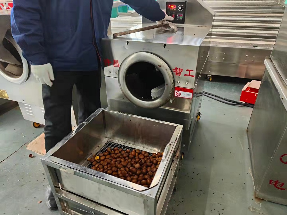 板栗炒貨機